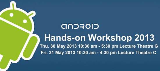 Android Application Development Hands-On Workshop 2013