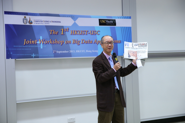 The 1st HKUST-USC Joint Workshop on Big Data Applications - Professor Tony CHAN, President of the University