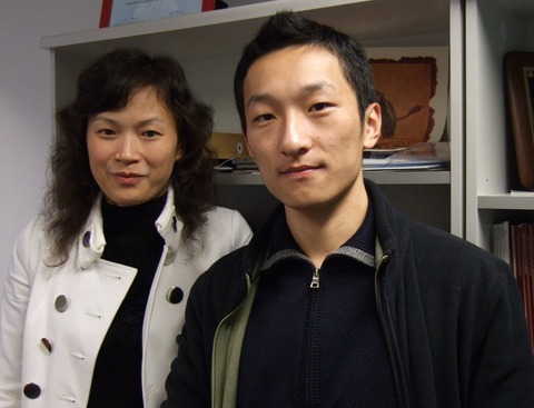 (From left to right) Dr. Qian Zhang, Mr. Ji Luo