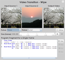 The Wipe Transition Learning Object