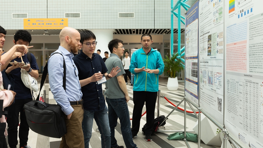 PG students showcased and presented their inspiring research works to the participants in the poster session.