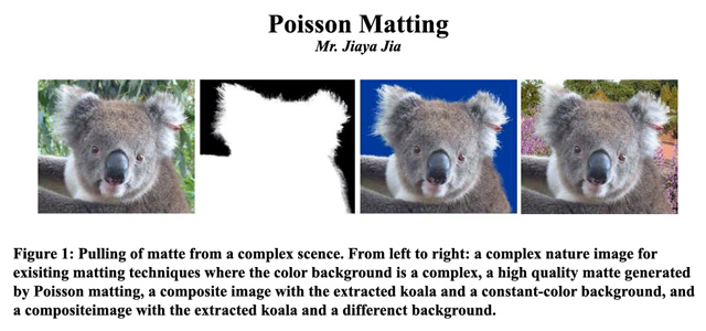Poisson Matting