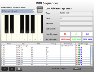 MIDI Sequencer