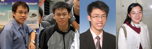 From left to right:
Hugo Cheng, Chris Yeung, Jonathan Cheung, Rovenna Chu